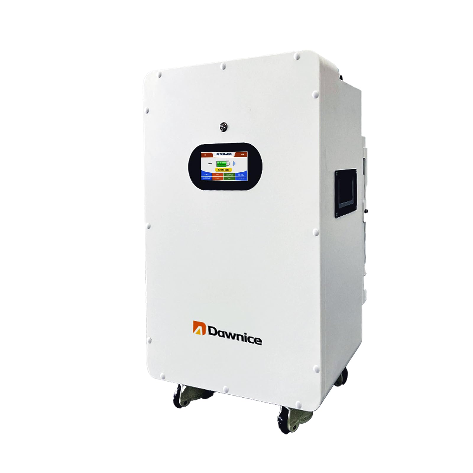 48V 206Ah LifePO4 Lithium Battery 10Kwh Solar Storage Grade A Battery Cells 16S1P Built in 100A BMS Bluetooth Wireless Connection Remote Control Outdoor Indoor Universal Home Energy