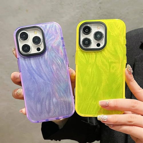 Coque iPhone 15 Pro Max violet fluo pour illuminer vos soirées et protéger votre téléphone
