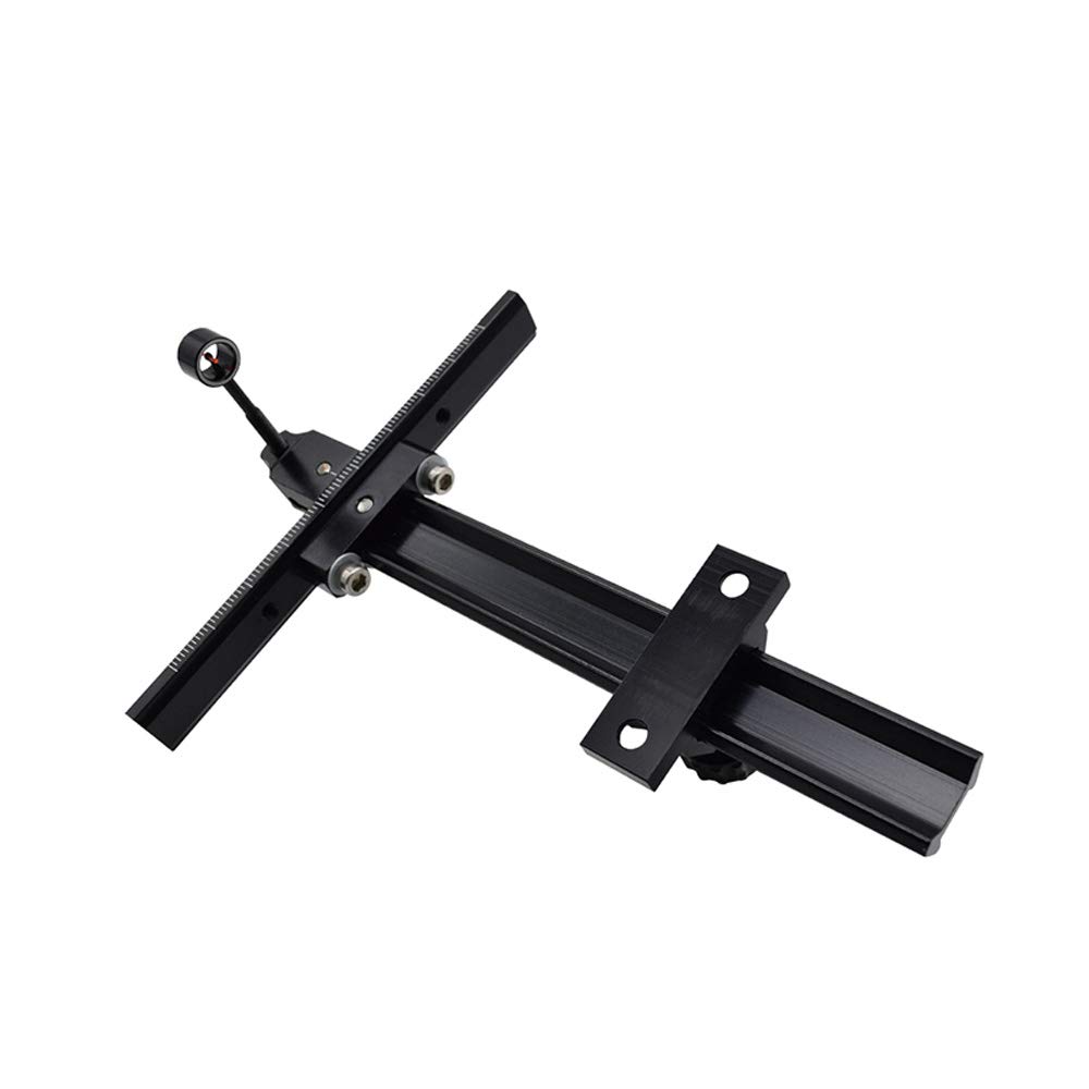 Bogenschießen Recurve Bogenvisier Aluminium 6 Zoll Bogen Visier Anblick Bow Sight Schnelleinstellung des Visiers für Recurve Bögen