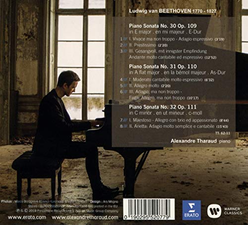 Alexandre Tharaud - Beethoven. Sonatas 30, 31, 32