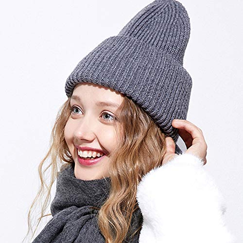 Bonnet femmes chaud et épais en maille douce pour affronter l'hiver avec style