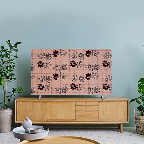 Image of Glassiano Marigold Dustproof Printed 40 inch LED TV Cover Screen Protector Compatible for All Models, Print 25