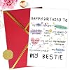 Funny Birthday Card for Women Sister, Happy Bday Gifts for Bestie, Bestie Friendship Birthday Card