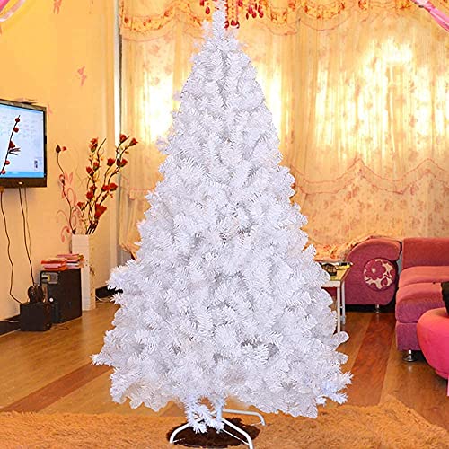 Árbol de Navidad artificial WQHPLMD con bisagras completas y base de metal resistente 4
