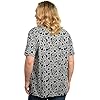 Disney-Womens-Plus-Size-T-Shirt-Minnie-Mouse-Print Disney Womens Plus Size T-Shirt Minnie Mouse All Over Print (Heather Grey, 3X)