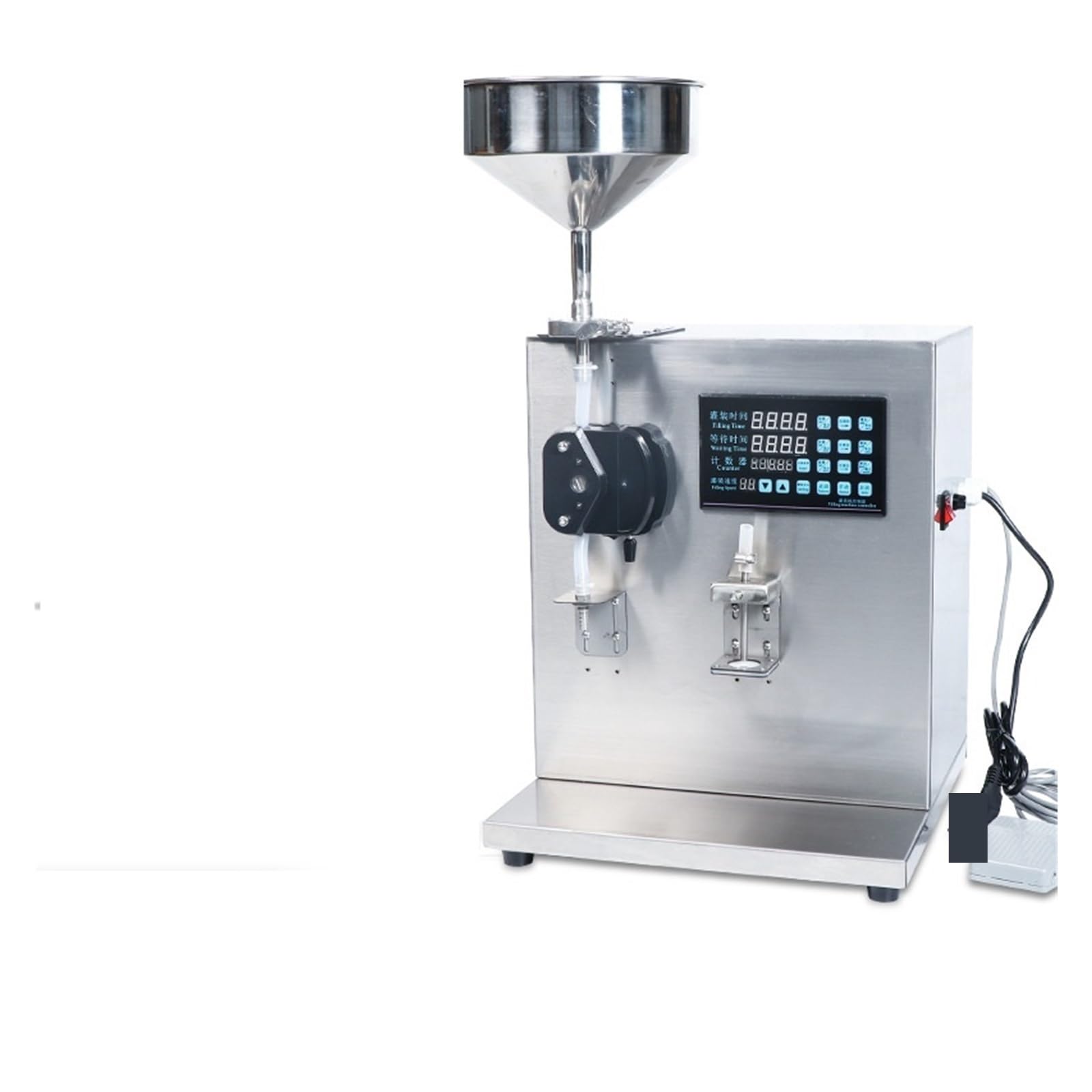 CUDTAPI - Automatic Thick Liquid Filling Machine Oil Honey Nail Polish Gel Lip Gloss Water Beverage Bottle Filler Liquid Paste Filling Machine