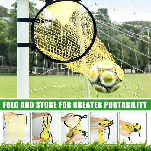 Red objetivo de portería desmontable para entrenar la puntería infantil 7