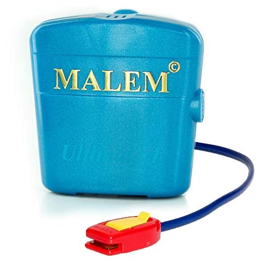 Malem Ultimate Bedwetting Alarm (Blue) for Boys and Girls - Loud Sound and Strong Vibration Wake Even Deep Sleepers - Award Winning Enuresis Alarm