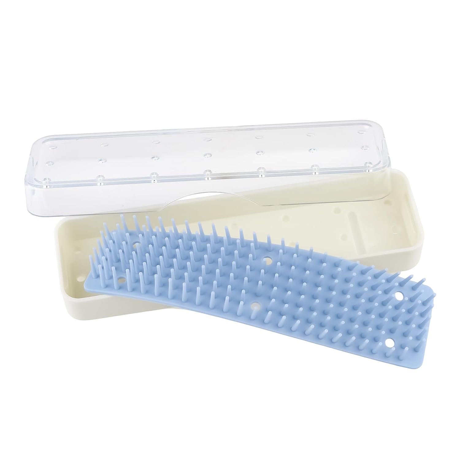 Dental Plastic Silicone Sterilization Tray Case For Holding Instrument Disinfection Box Sterilising Tray Case Mini Size