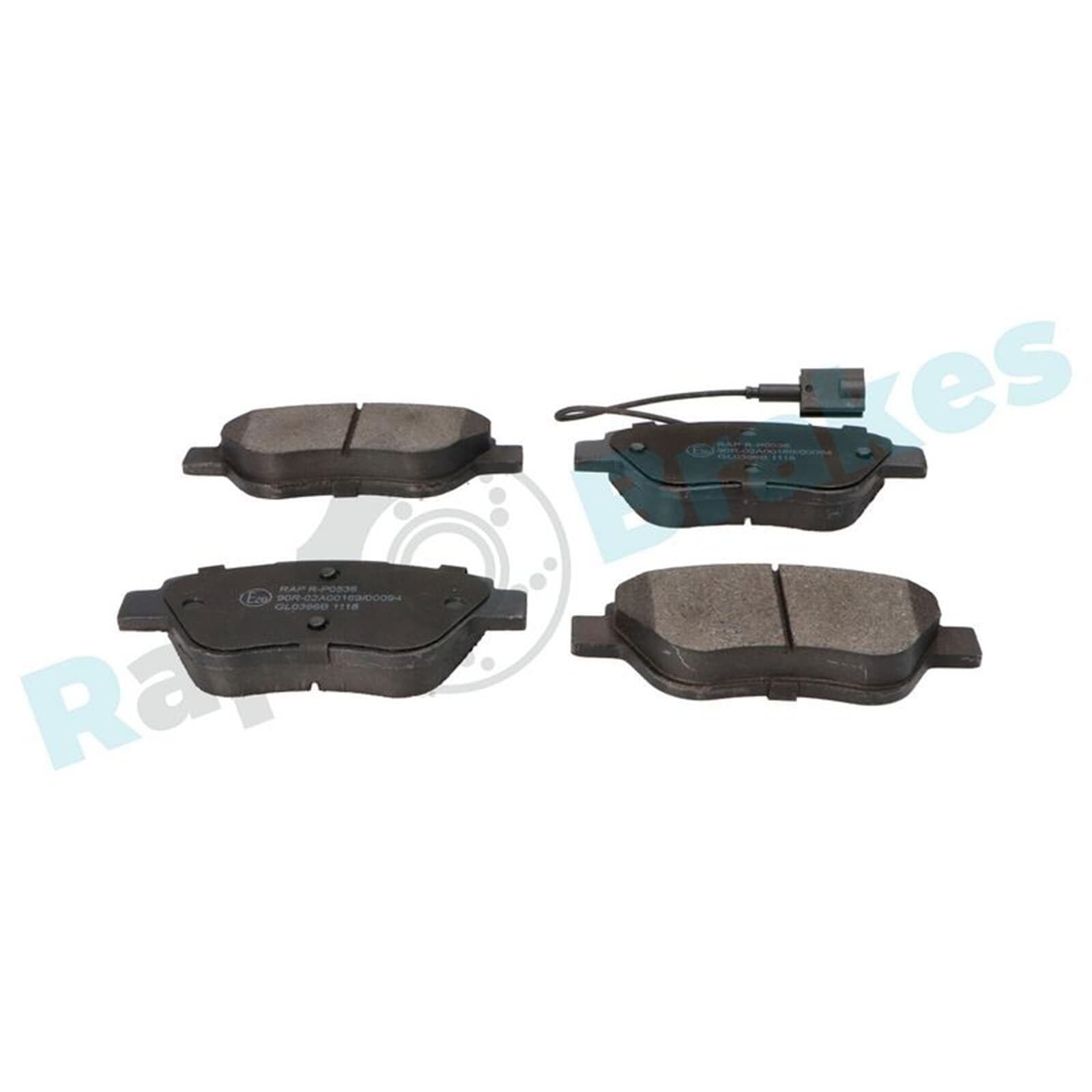 RAP Brakes Bremsenset 257mm vorne | R-D0307 + R-P0536 Kompatibel mit Grande Punto (199_),Punto (199_),Punto Evo (199_)