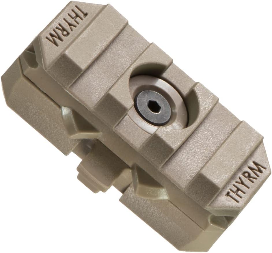 Thyrm VariArc Helmet Mount, Compatible with Dovetail Rails (Flat Dark Earth), Adjustable for attaching Light, Made in USA