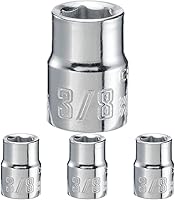 Vista 5 de CRAFTSMAN Zócalo poco profundo, SAE, unidad de 3/8 pulgadas, 3/8 pulgadas, 6 puntos (CMMT43001)