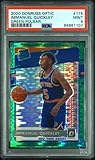 Immanuel Quickley Knicks 2020 Donruss Optic Green Pulsar Rookie Card PSA Mint 9