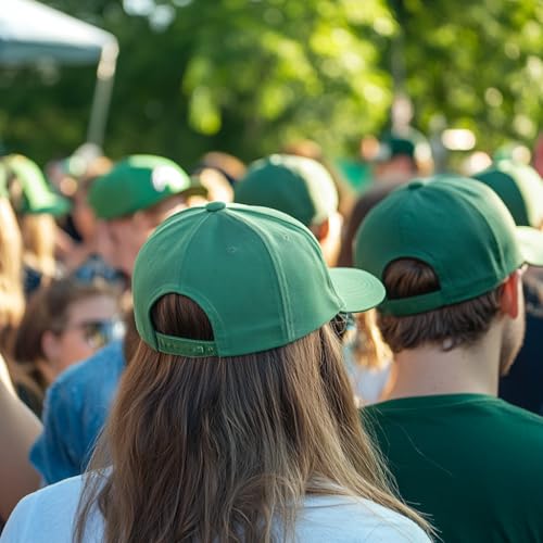 Image of 12 Pack Seamless Baseball Caps Wholesale Bulk - No Center Seam, DIY Friendly, Adjustable Breathable Lightweight for Men Women