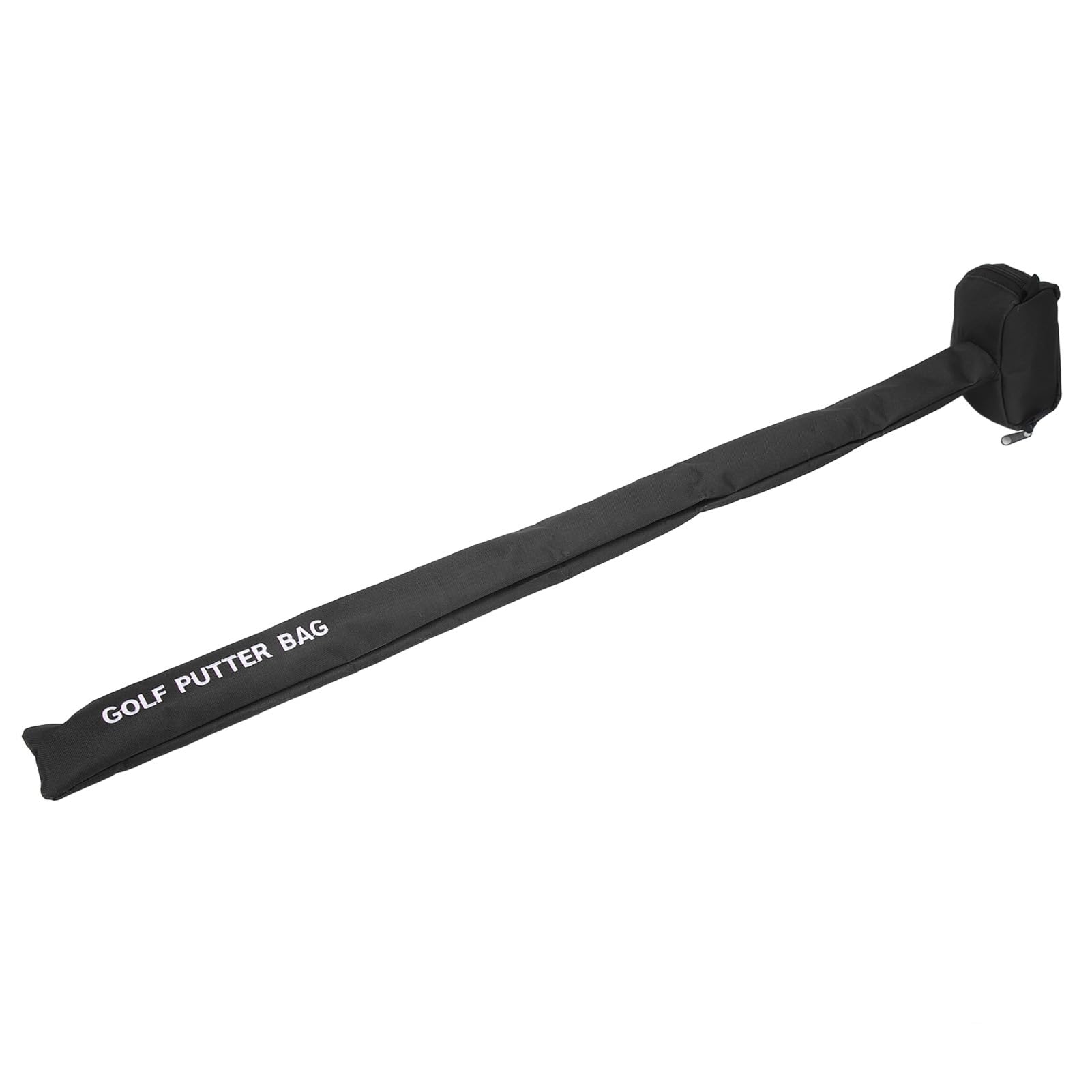 Golf Carry Bag, Mini Golf Carry Bag Golf Stand Bag Soft Flexible Canvas Golf Putter Bag Foldable Lightweight Driving Range Carrier Training Case for Golf Putter (Black)