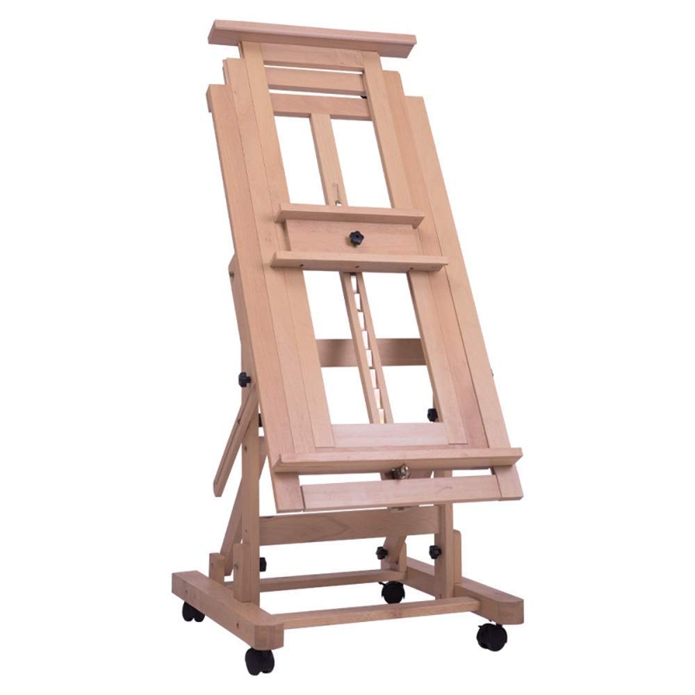NGDFGR Easel Easel Desktop Easel Multifunctional Stand-Type Floor Stand Easel Solid Can Be Raised Easel Single-Handed Desktop Easel Sketch Easel,