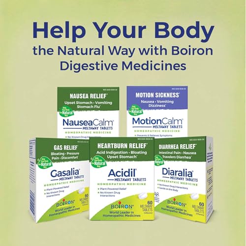 Boiron MotionCalm Relief for Nausea, Vomiting, or Dizziness associated with Motion Sickness Due to Travel, Amusement Rides, and Video Games or VR - Non-Drowsy - 60 Count - image 8