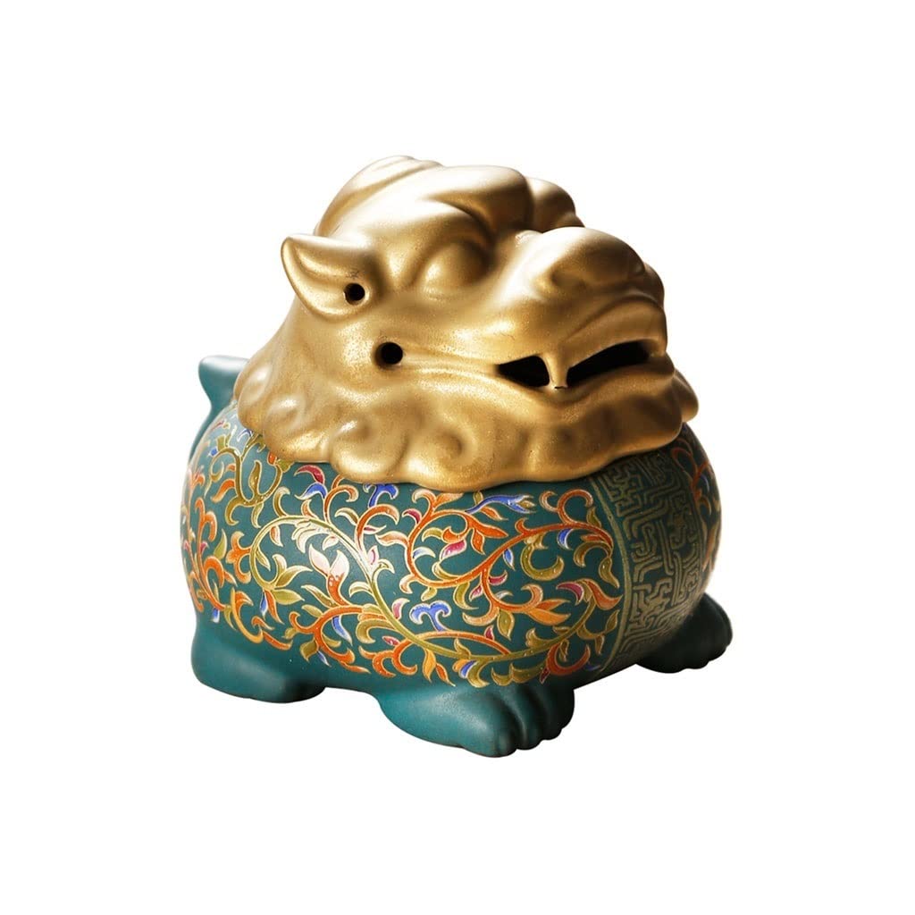 Uchwyt na kadzidełka，Palnik na kadzidełka Kadzielnica na patyczki Ceramiczny dyfuzor zapachowy Kreatywny palnik kadzideł Fortune Kadzielnica na kadzidełka Dymna kadzielnica