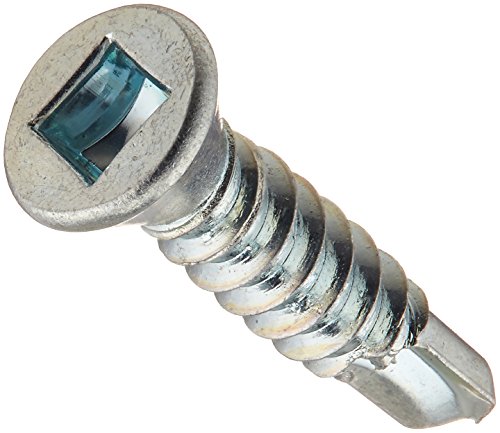 Vis autoperceuse galvanisées en acier tête plate Trim et empreinte carrée 3/4 pouce