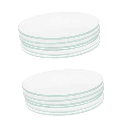 AOKWAWALIY 10 unids reloj vidrio vidrio laboratorio ciencia vidrio redondo vidrio vidrio evaporación plato T herramienta vidrio transparente