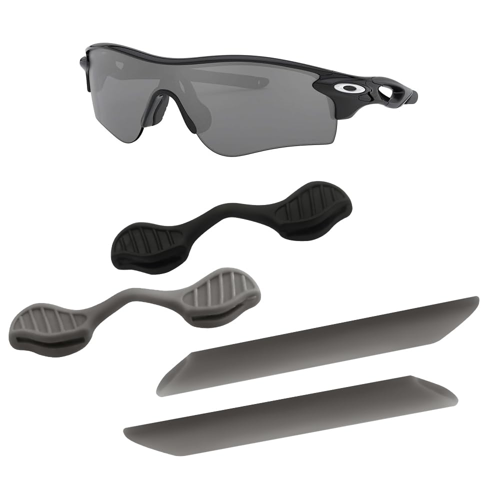 Replacement Oakley Radarlock Path EV Earsock/Nosepiece Kit(Grey Temple+(Grey&amp;Black) Nose Pads)