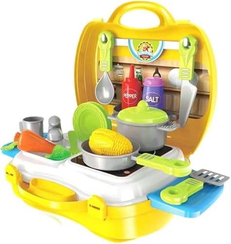 Rutexc 女の子向けおままごとセット お医者さん・お化粧・食器・ペット玩具 収納トランク付き クリスマスプレゼント