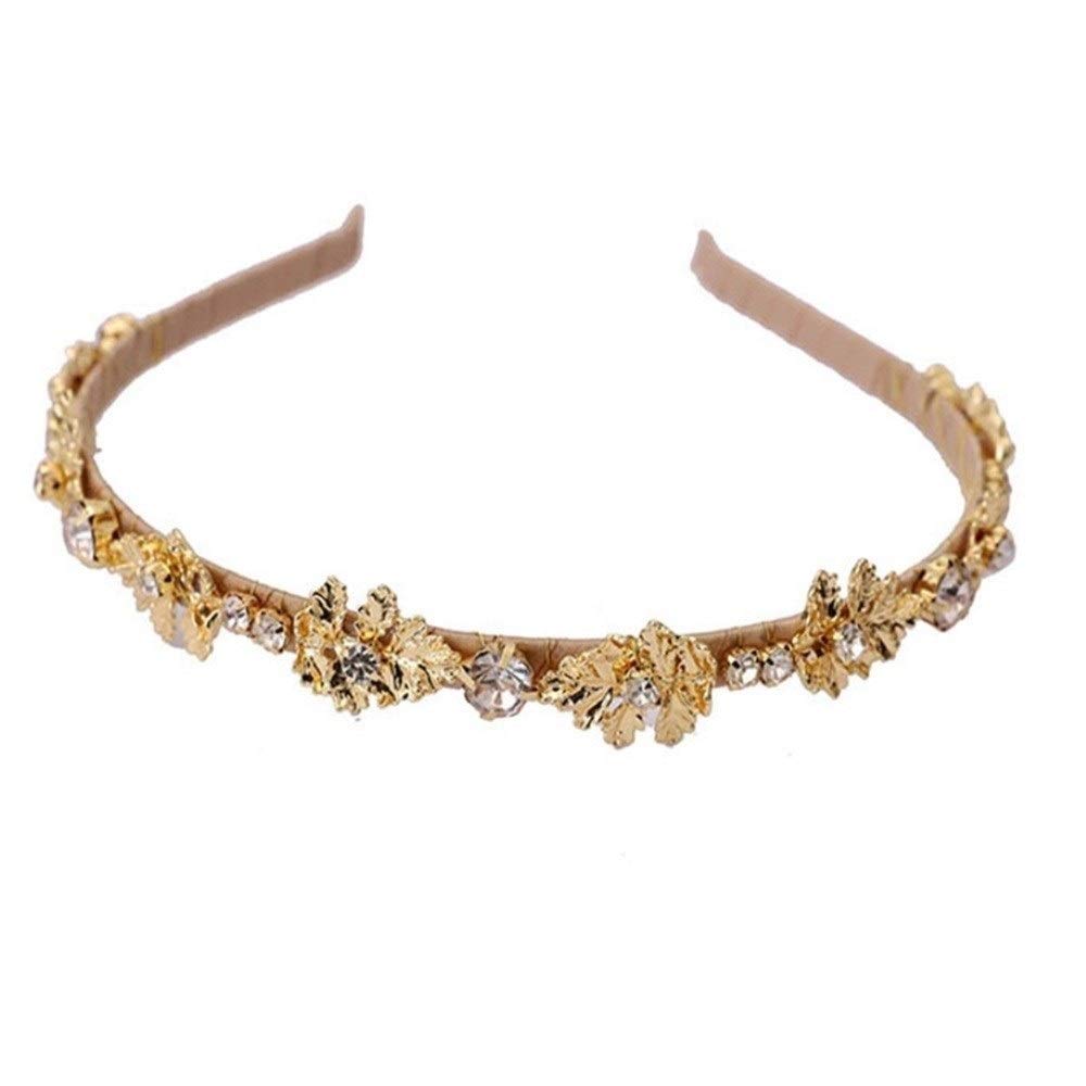 Stsmcl Headband walking water drill headband hair card wild hair accessories