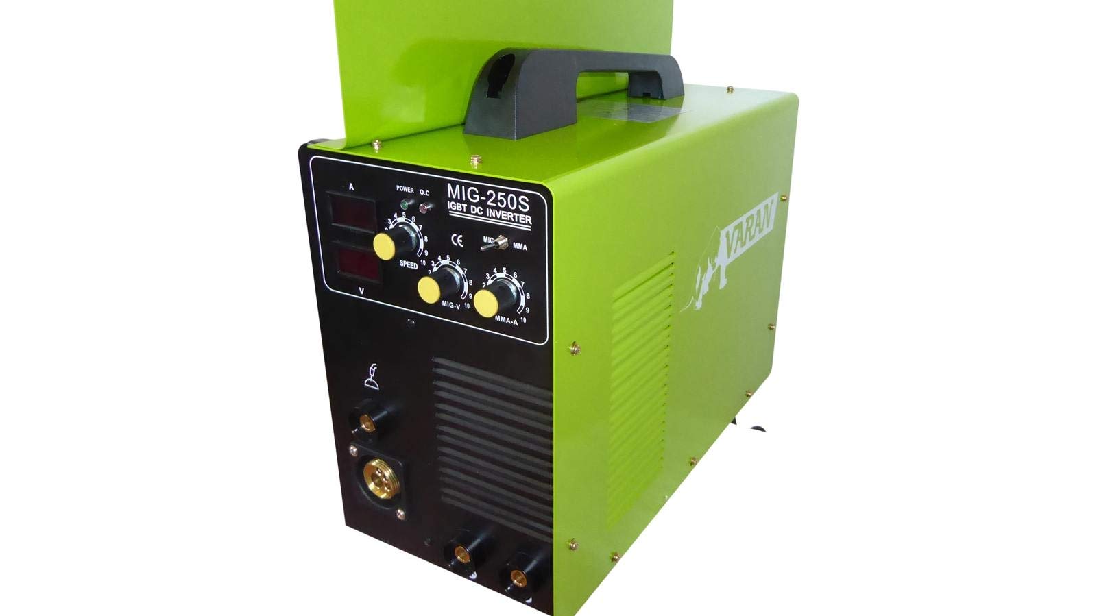 Varan Motors var-mig250s - Equipo de soldadura MIG 250A, pantalla digital y accesorios