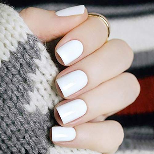 Fdesigner Fashion False Nail Tips Nude Fake Nail Art Accessories Acrylic Nail Short Press on Nails Square Nail Decoration for Women and Girls (White) Fdesigner Fashion False Nail Tips Nude Fake Nail Art Accessories Acrylic Nail Short Press on Nails Square Nail Decoration for Women and Girls (White)