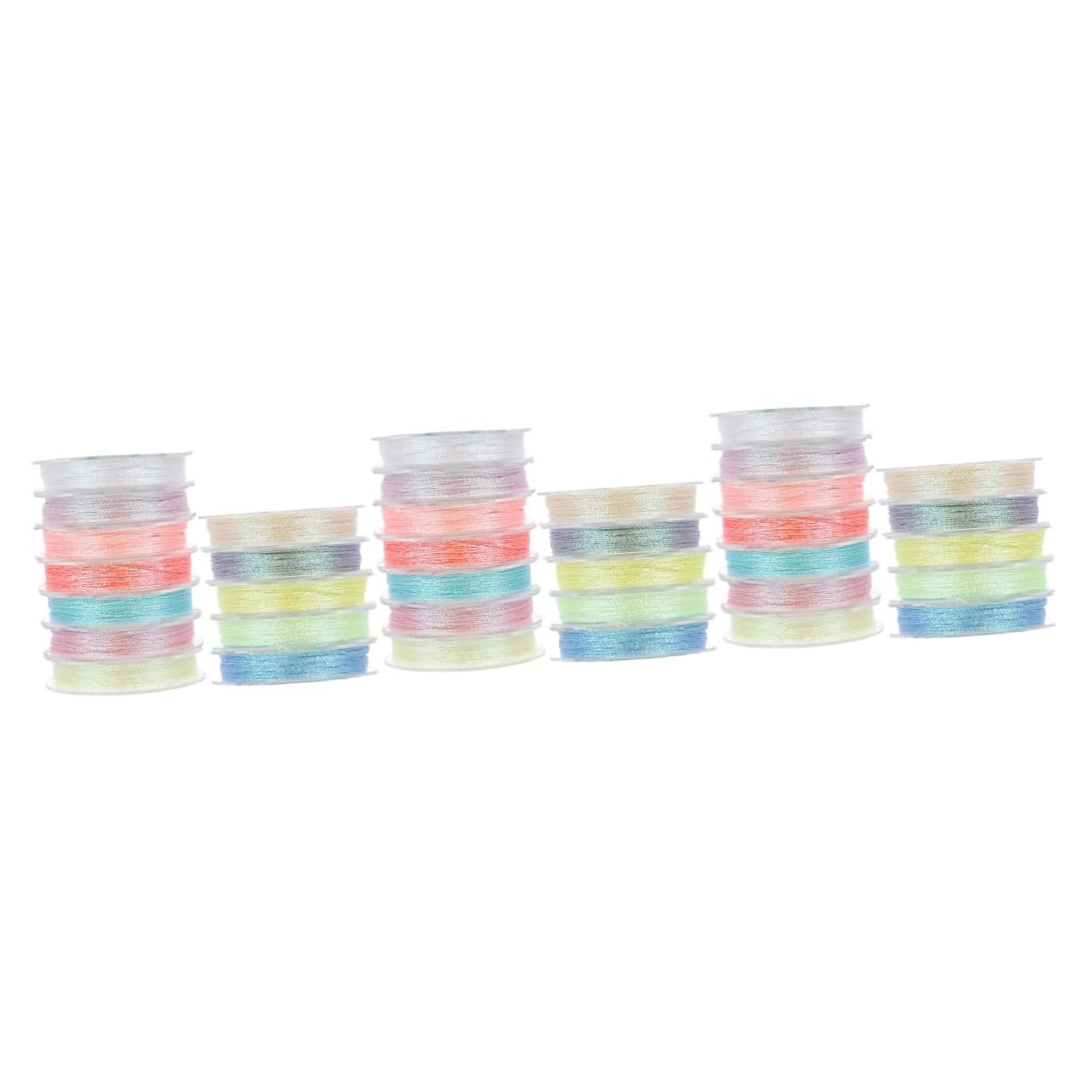 DOITOOL 3 Series Hilo De Bordar Luminiscente De Hilo De Coser Para Y Manualidades De Costura Multi Funcional Para Cross Stitching Y Decoración 12 * 3