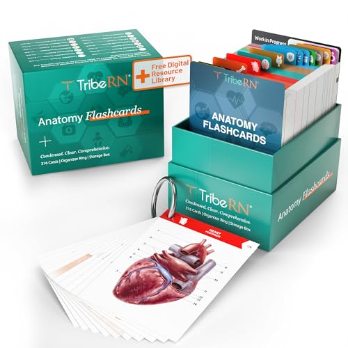 TribeRN Anatomy and Physiology Flash Cards