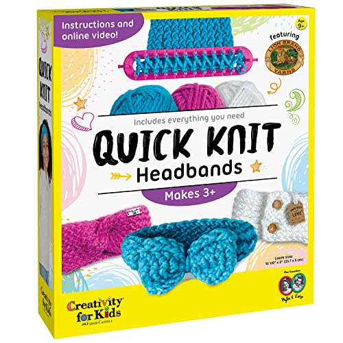 Creativity for Kids Quick Knit Headband Making Kit...