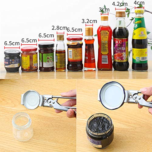 SUQ Verstelbare Jar Opener, Flesopener, Universele Opener, Blikopener Roestvrijstalen Opener, Multifunctionele… - Afbeelding 6