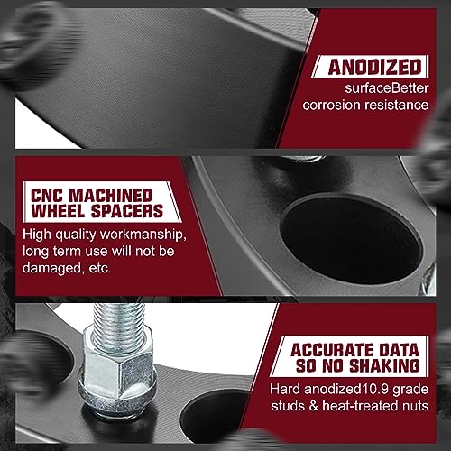 BDFHYK 8x170mm Wheel Spacer 2 inch (50mm) Compatible with F250 F350 Super Duty 2003-2018,Excursion 2003-2005 M14x1.5 87.1mm Hub Bore Compatible with 03-05 Excursion, Set of 4,Not Hubcentric by BDFHYK - Image 7