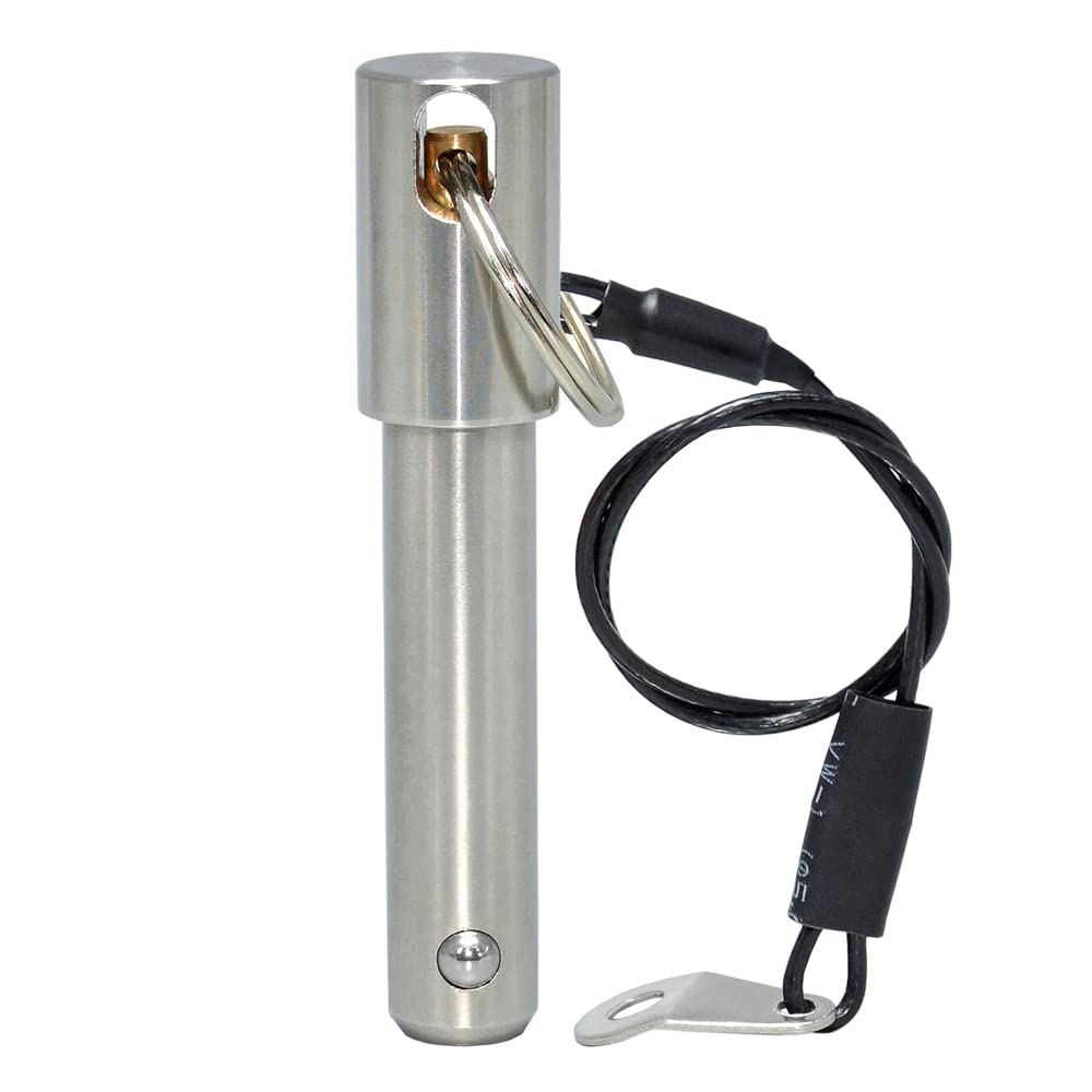 AUZHU- PLS- Metric- Marine Grade Stainless Steel Quick Release pins Ball Lock pins Spring pins Positioning pins Safety pins Indexing locating pins Quick Locking Latch Dowels Size: M16 mm - L30 mm