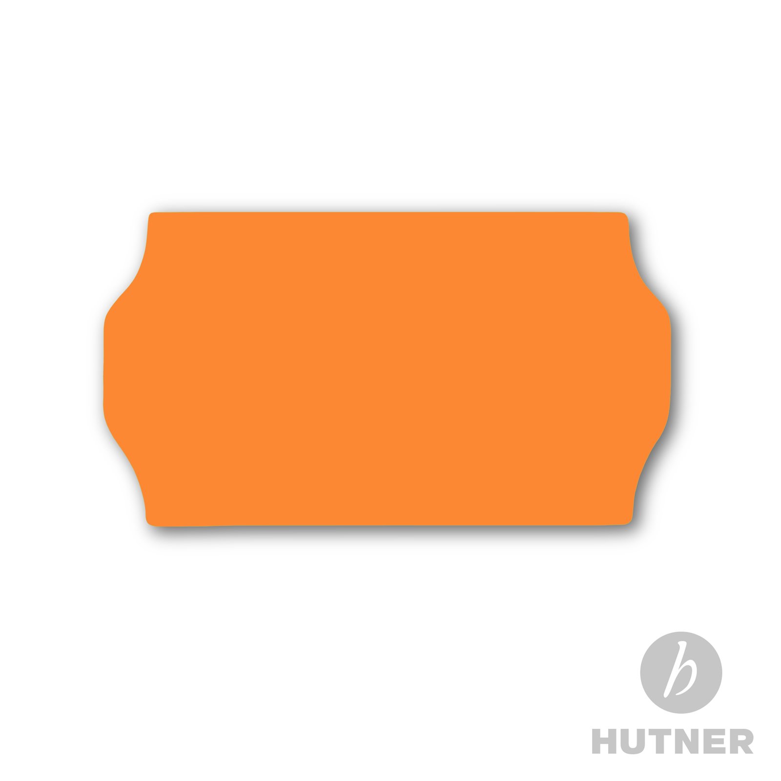 30 Rollen Preisetiketten 26x16 leucht-orange permanent | 33.000 Etiketten | Preisauszeichner Etiketten | Auszeichner Etiketten | HUTNER