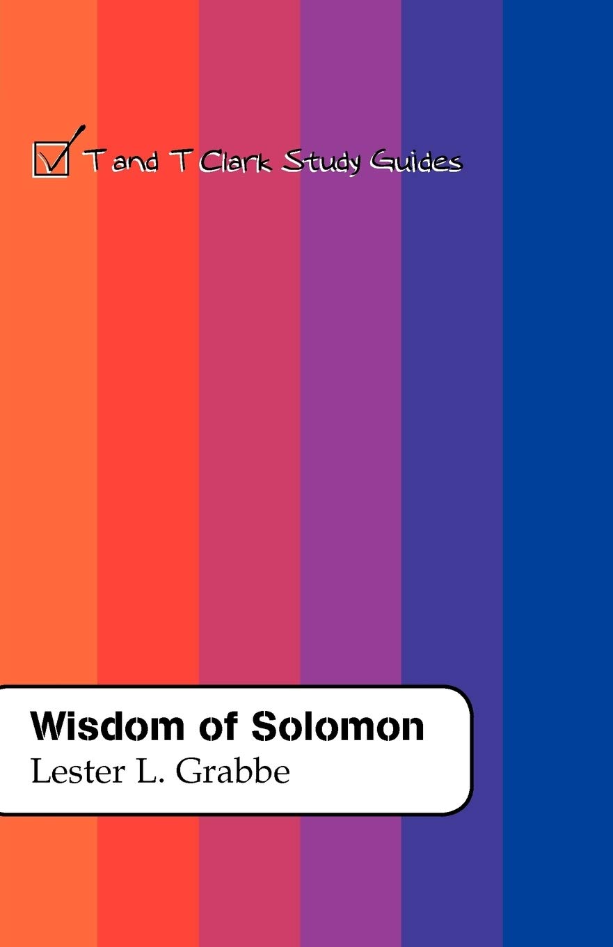 Wisdom of Solomon (T&T Clark Study Guides)