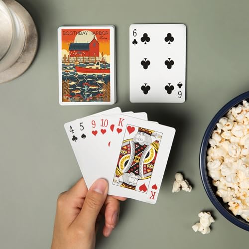 52 Cartas de Poker Boothbay Harbor, Maine miniatura 2