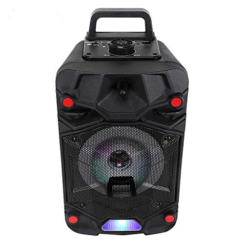 Image of Tronica VIBRA 20 Watt 6.5 Channel Wireless Bluetooth Party Speaker (Jet Black)