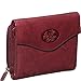 Buxton Heiress Leather Zip Purse (Burgundy)