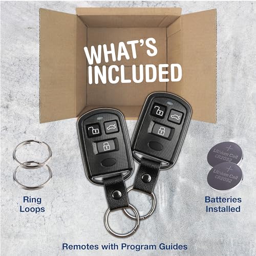 Télécommande de voiture pour Sonata et Accent, lot de 2 clé bip KeylessOption