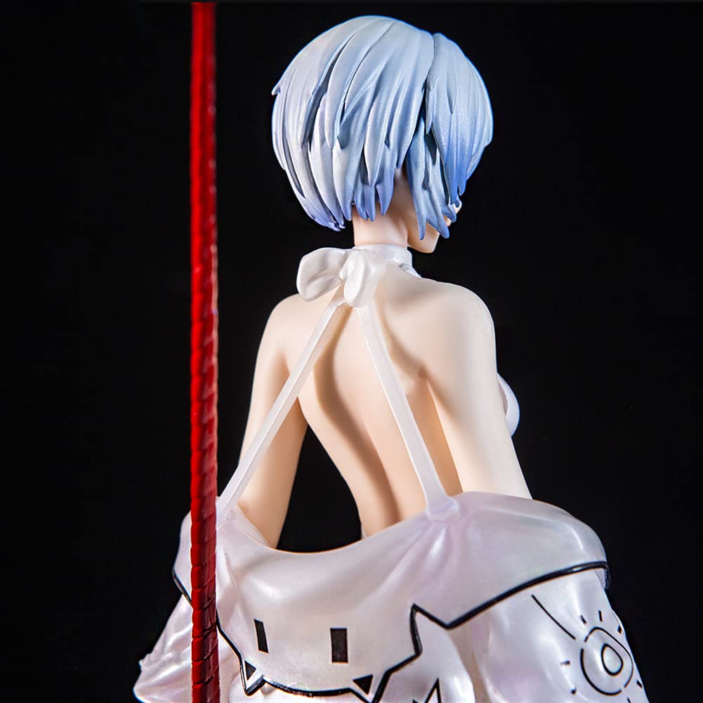 Tongyundacheng Anime Action Figure Ayanami Rei Statua in PVC 19 cm Cartoon Ragazze Personaggi Collezione Modello Ornamenti Desktop