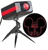 Disney Countdown To Christmas Red LED Outdoor Stake Light Projector