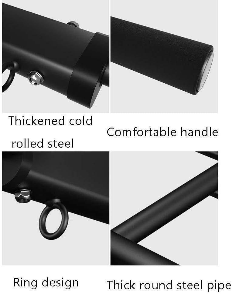 Wall Mounted Pull-Up Bar Rack, Chin-Up Bar, Multi-Function Fitness Horizontal Bar Exerciser for Garage and Office