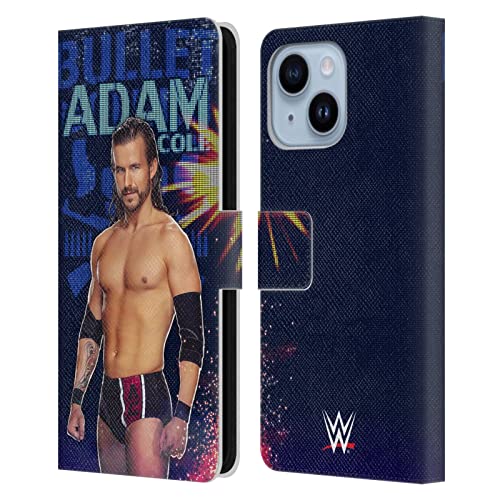 WWE Adam Cole étui portefeuille en cuir pour Apple iPhone 14 Plus Head Case Designs