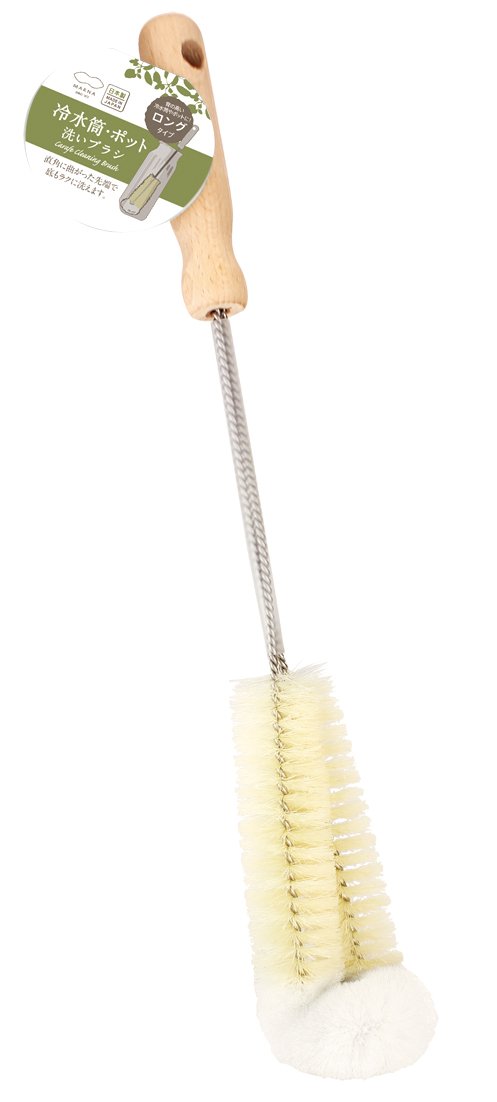 Marna Bouteille Brosse à manche en bois Long