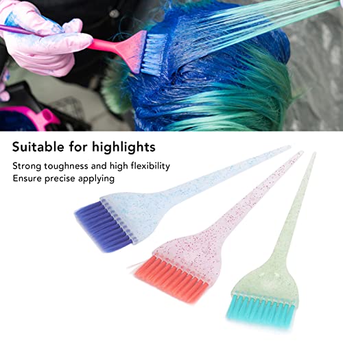 Conjunto de Escova de Tintura de Cabelo, Escova de Cor de Cabelo, Escova Aplicadora de Cor de Cabelo