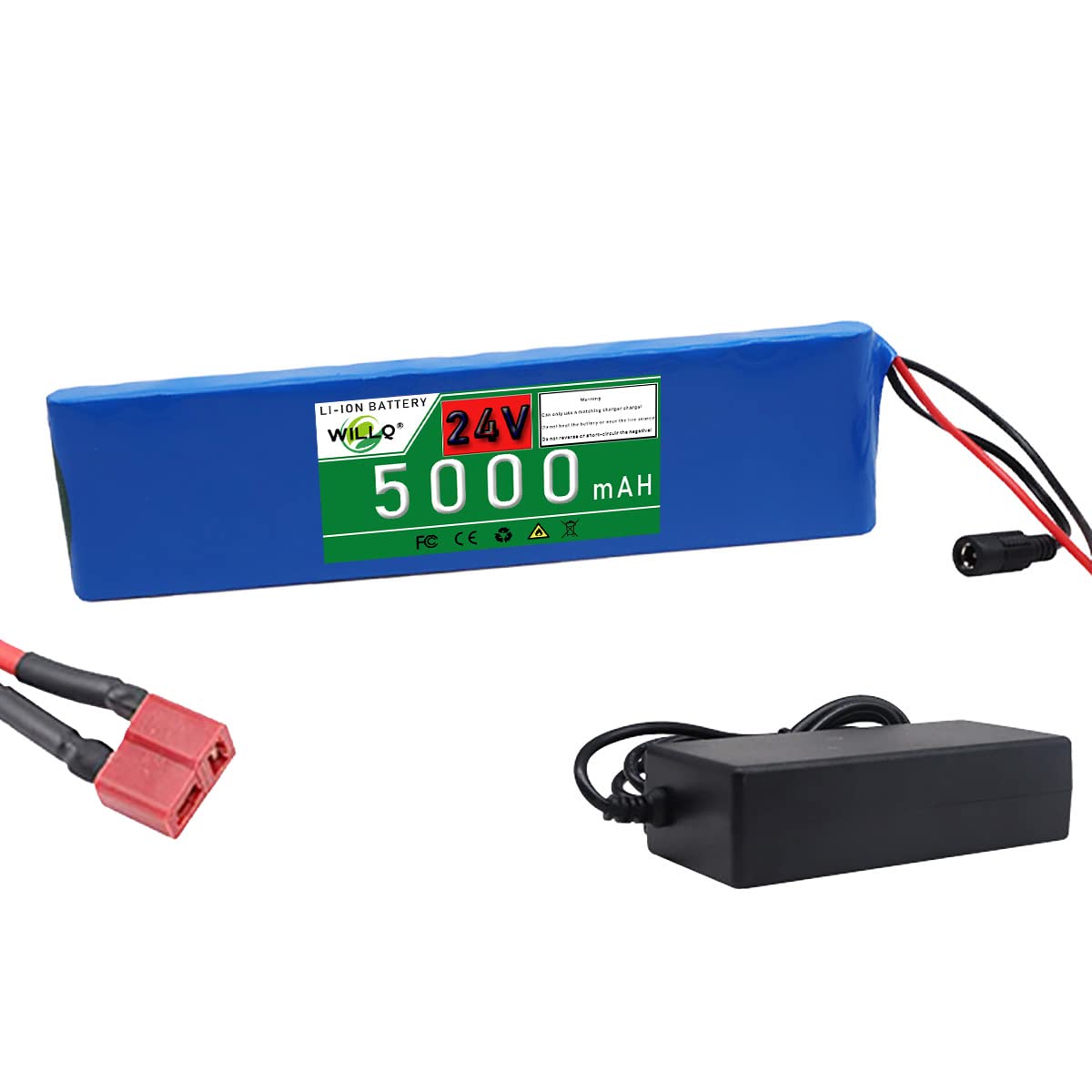 Amazon.co.jp: 24V 5Ah リチウム電池 29.4V 5000mAh 7S2P