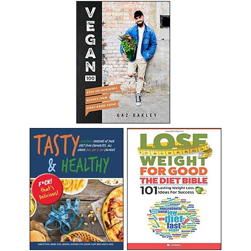 Vegan 100 [Hardcover], Diet Bible, Tasty & Healthy 3 Books Collection Set