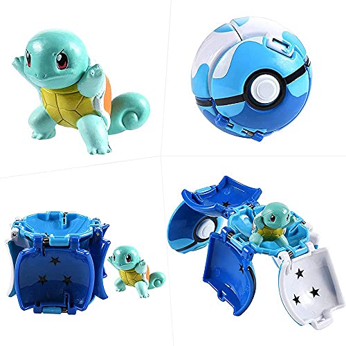 2 Pcs Throw 'N' Pop And Poké Ball Toy Poke Ball Figure, Collection Pocket Monster Authentic Details Action Figure For Children's Toy #TOP3
